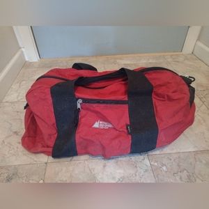 MEC (mountain equipment co-op) Red Medium Duffel with crossbody strap 60L*